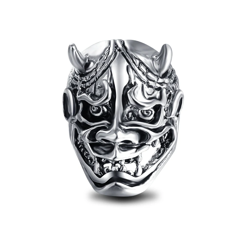 EVBEA Новая модная маска хання маска дьявола на Хэллоуин мужские Кольца готический панк Байкер мужское кольцо крутое ювелирное изделие