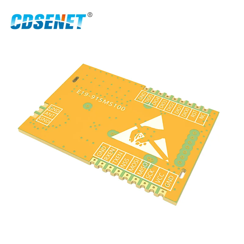 SX1276 SX1278 915 МГц Lora модуль rf приемник CDSENET E19-915M20S 100 мВт SMD щит 915 МГц rf приемопередатчик для печати антенна отверстия