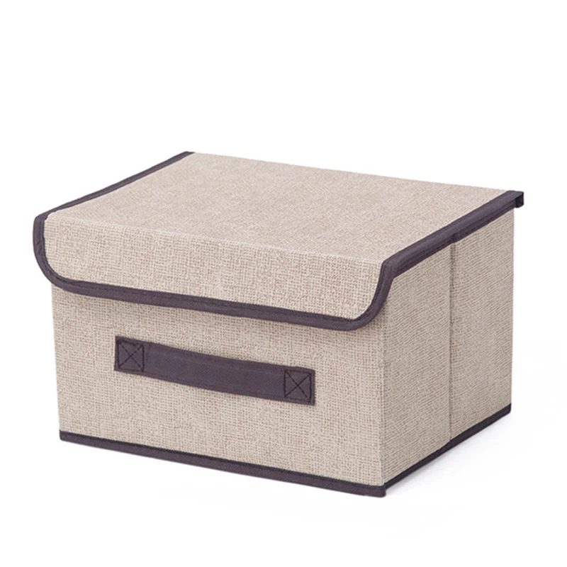 

Cloth With Cover Folding Storage Box Multi-Function Home Wardrobe Folding Clothes Sundries Portable Dust Underwear Storage Box