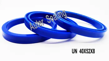 

40x52x8 UNS PU Single Lip both piston and rod seal U cup