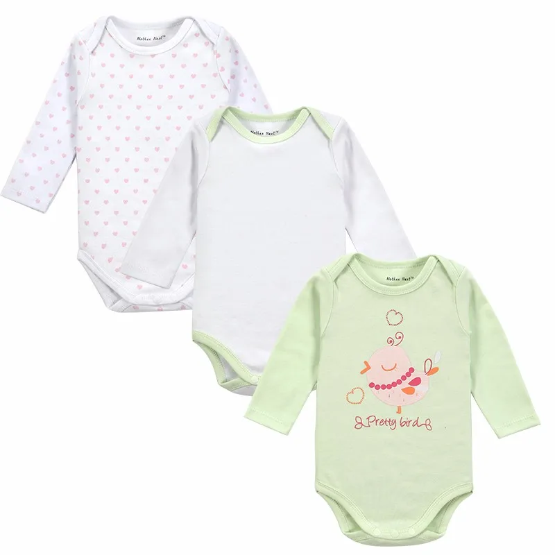 3 Pieces Baby Clothing 2016 New Long Sleeve Original Baby Winter Rompers Baby Jumpsuit 100% cotton Newborn Boy Girl Clothes  (1)
