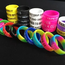 22 мм, силиконовая резина кольцо для механических модов декоративная и защита не скользящая повязка для электронной сигареты