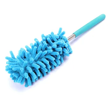 

6 Color Microfiber Long Handle Car Wash Brush Auto Window Clean Car Window Windshield Cloth Clean Tools Washable Shine Handy #30
