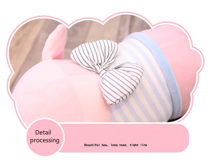 Kawaii слон с длинным хоботом супер мягкие милые мягкие животные аппетитные слон, сопроводительная кукла с подушкой для сна игрушки для детей
