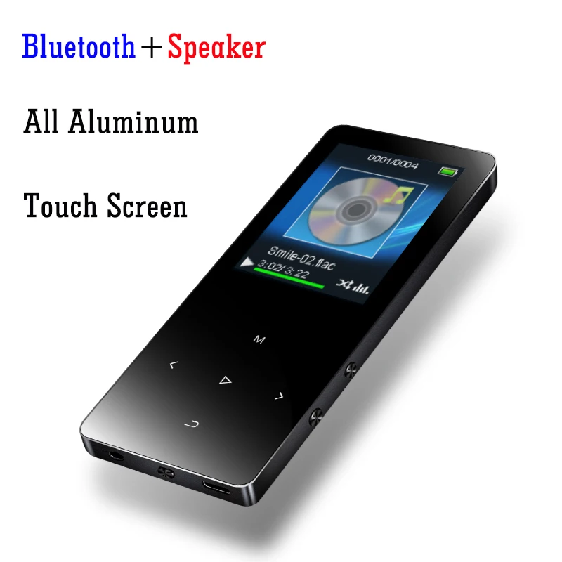 MP3 плеер bluetooth с Встроенный динамик hifi Динамик mp 3 16 ГБ 4 8 fm радио IQQ X2 walkman MP