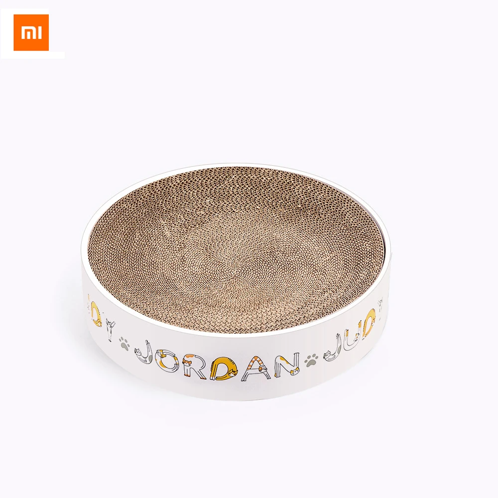 

Original Xiaomi Youpin Jotun Judy Round Cat Scratch Board Wear And Scratch Resistance Environmentally Friendly Material