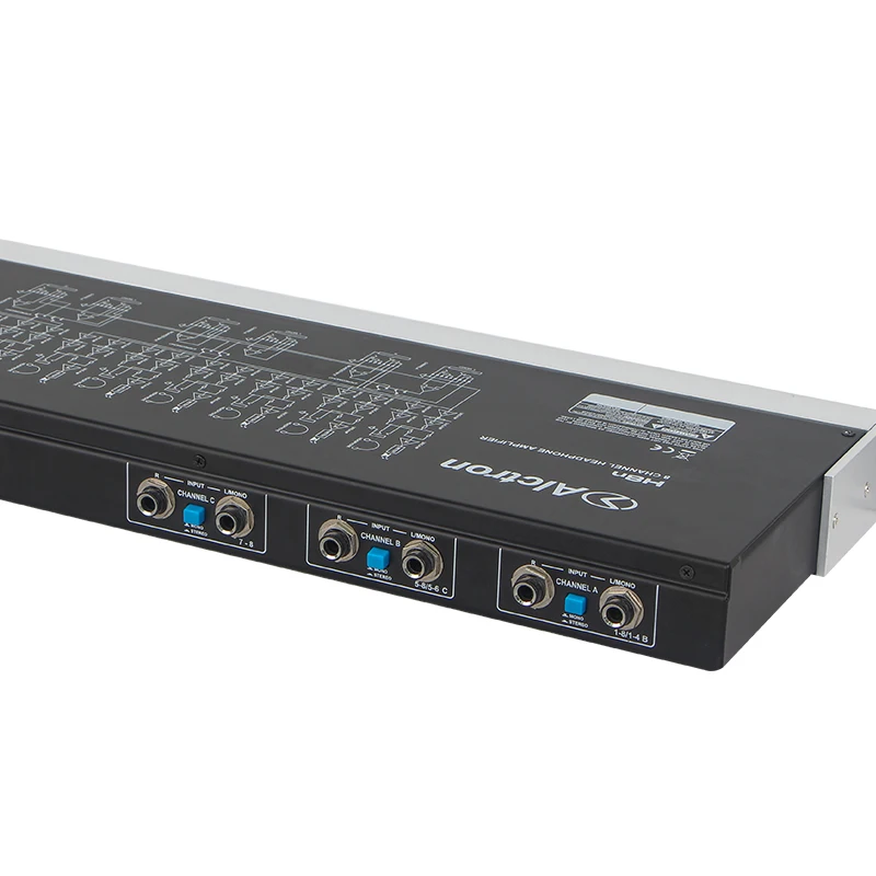 Alctron H8N headphone amplifier used in stage