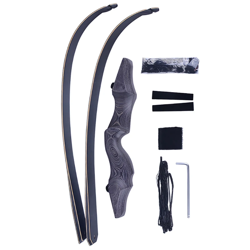 Arco de Caça Tiro com Arco Seta ao ar Polegadas Americano Desenhar Pesagem Takedown Recurvo Arco Poderoso Caça Livre 60 30-50lbs 15 tiro com arco seta ao ar livre caça