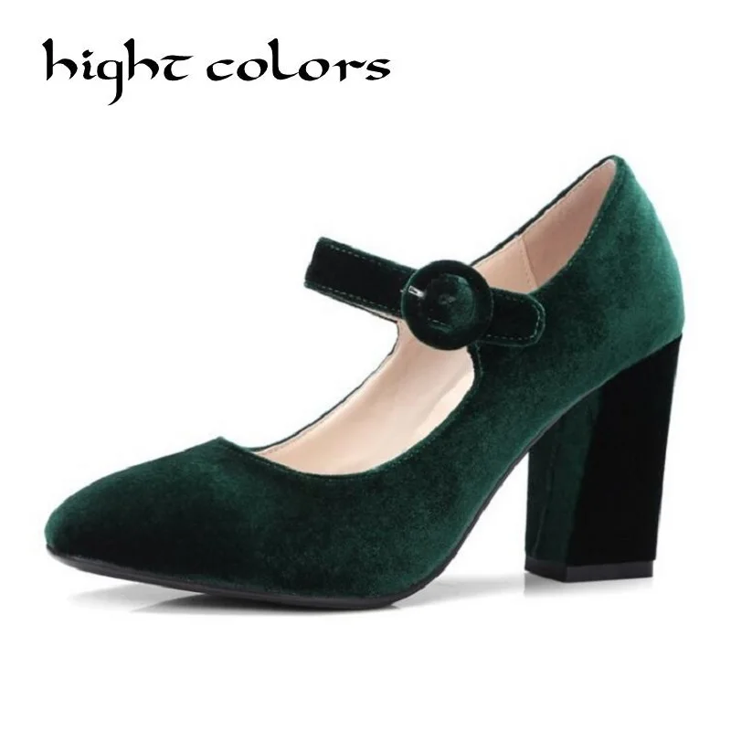 green mary janes