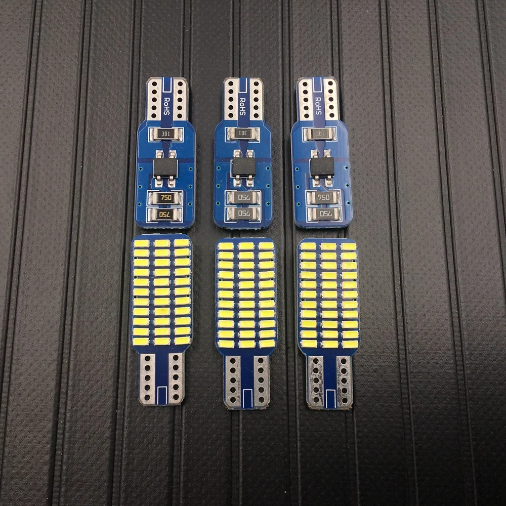6 шт. T10 Canbus 33 SMD 3014 белый холодный синий теплый светодиодный светильник для W5W 194 168