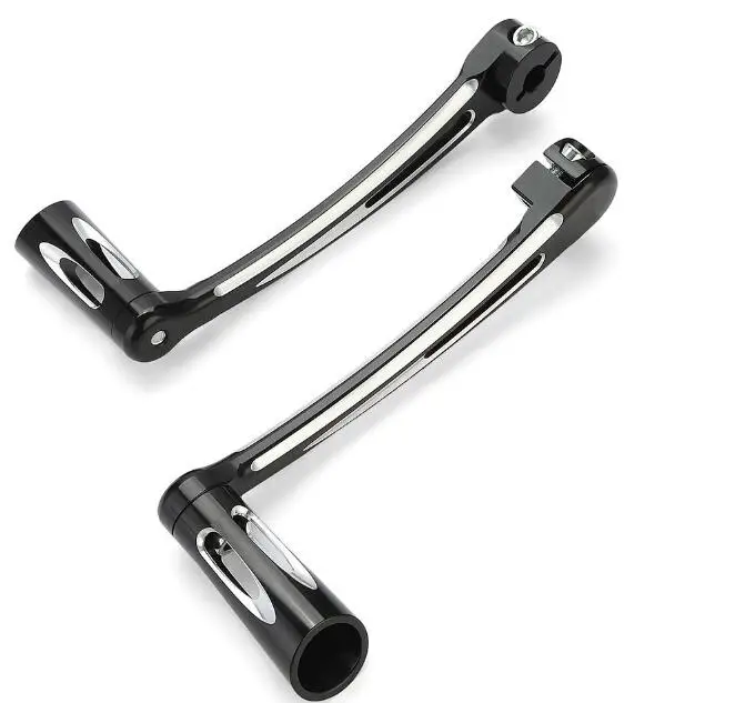 

Black Deep Cut Heel Toe Shift Lever W/ Shifter Pegs For Harley Touring 1997-2017