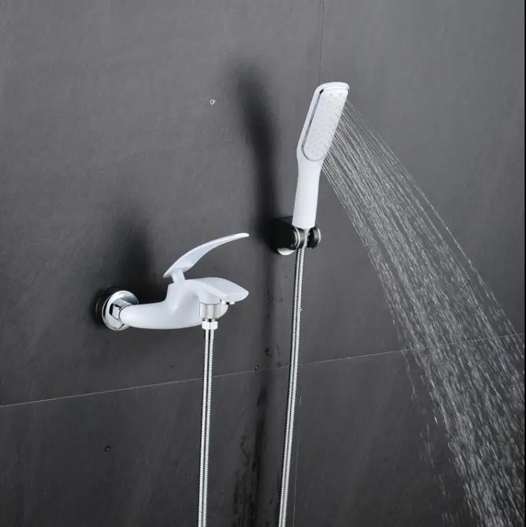 Wall mounted bathroom crane black/white/green/orange/chrome bathtub