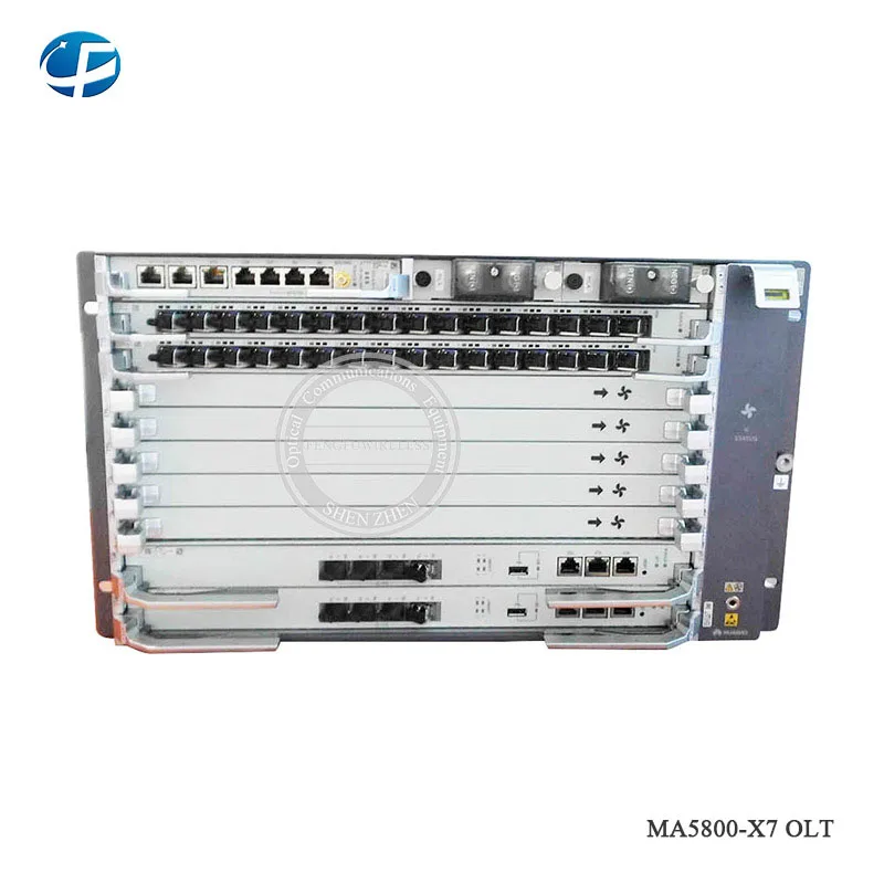 Batir precio HUA WEI GPON MA5800-X7 OLT con 2* Контроль MPLA+ 2* Батарея+ 16 пуэр GPHF C+ tarjeta GPON OLT