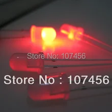 10000 шт 5 мм красный ультра яркий рассеянный красный светодиодный светильник новая Быстрая 5 мм молочно-белый объектив СВЕТОДИОДНЫЙ