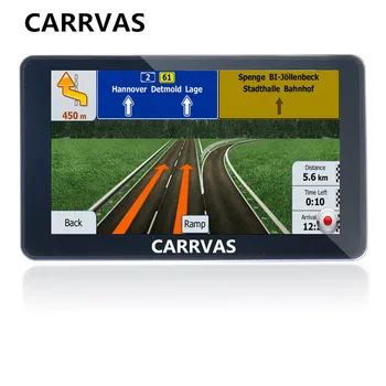 

CARRVAS 7 inch Car GPS Navigation screen FM 800Mhz Vehicle Truck GPS Car navigator Europe Sat nav Lifetime Map
