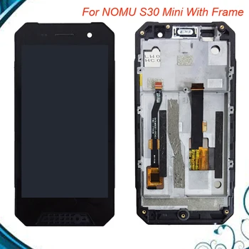 

100% Tested OK For NOMU S30 Mini LCD Display+Touch Screen Assembly With Frame Digitizer Glass Panel Replacement Black Color