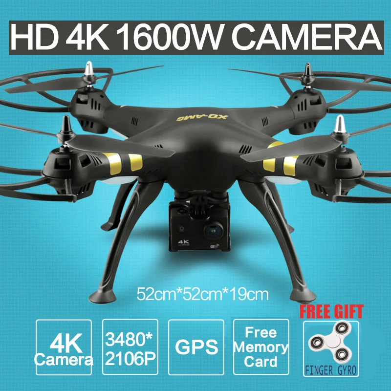 Buy Cheap 2.4G 6Axis RTF RC Quadcopter X8 GPS Real-Time RC Helicopter Drone With Camera HD 4K 1600W Dron FPV adult boys Toys For Children