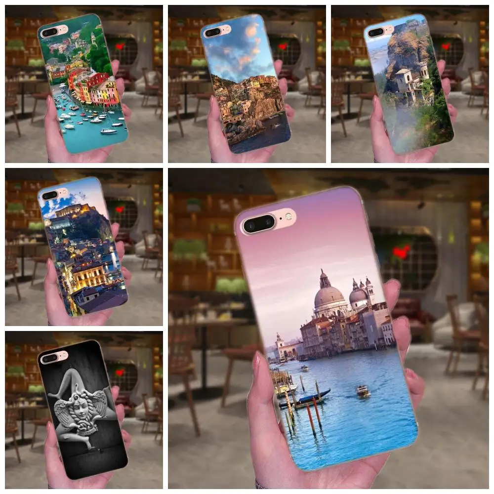 

Beautiful Sicily Italy Ultra Thin Back Phone Case For Huawei P8 P9 P10 P20 P30 Mate 7 8 9 10 20 Lite Plus Pro 2017