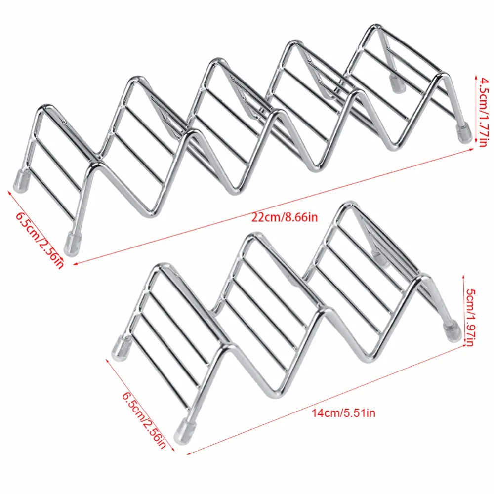 Держатель Taco из нержавеющей стали кухонный Органайзер хранилище Стеллаж 2-3/4-5 слот на выбор бутерброды для хлеба контейнер для хранения продуктов
