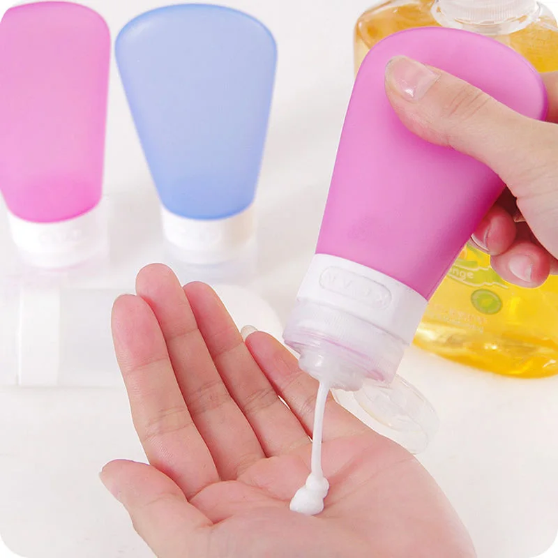 Buy Portable Silicone Travel Bottles Shampoo Shower