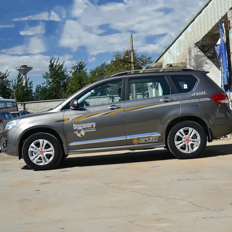 Красочный пояс/линия талии стикер автомобиля для Great Wall Haval H6 H2 H9 H3 H5 H8 BA009|car sticker|car
