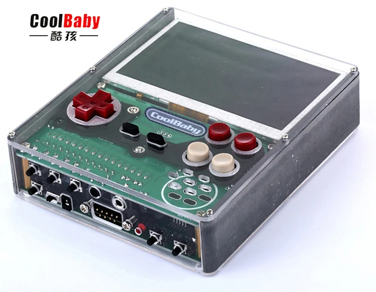 Портативная игровая консоль coolbaby X7 4 3 дюйма 8 бит сделай сам|Портативные игровые