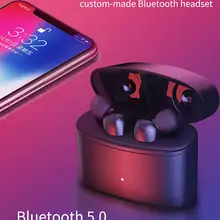 Sluchawki Bluetooth ecouteurs Новое поступление IPX5 Водонепроницаемый TWS T6 гарнитура 5,0 стерео истинный беспроводной fones аурикулярная