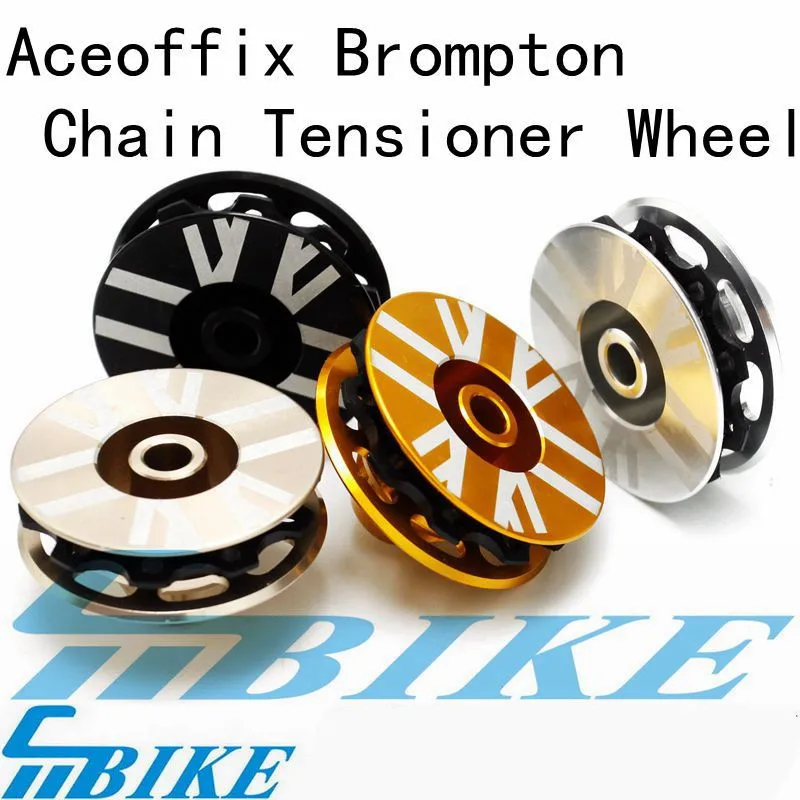 

BMX rear wheel guide wheel tensioner wheel for brompton folding birdy a pair of 43g bearing guide wheel 2/3/4 speed