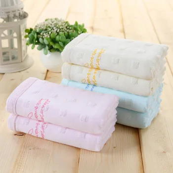 

Cotton Face Towels for Baby Children (Blue, 25x50cm) Luxury Bath Sheet Perfect for Home, Bathrooms, Pool and Gym Cotton