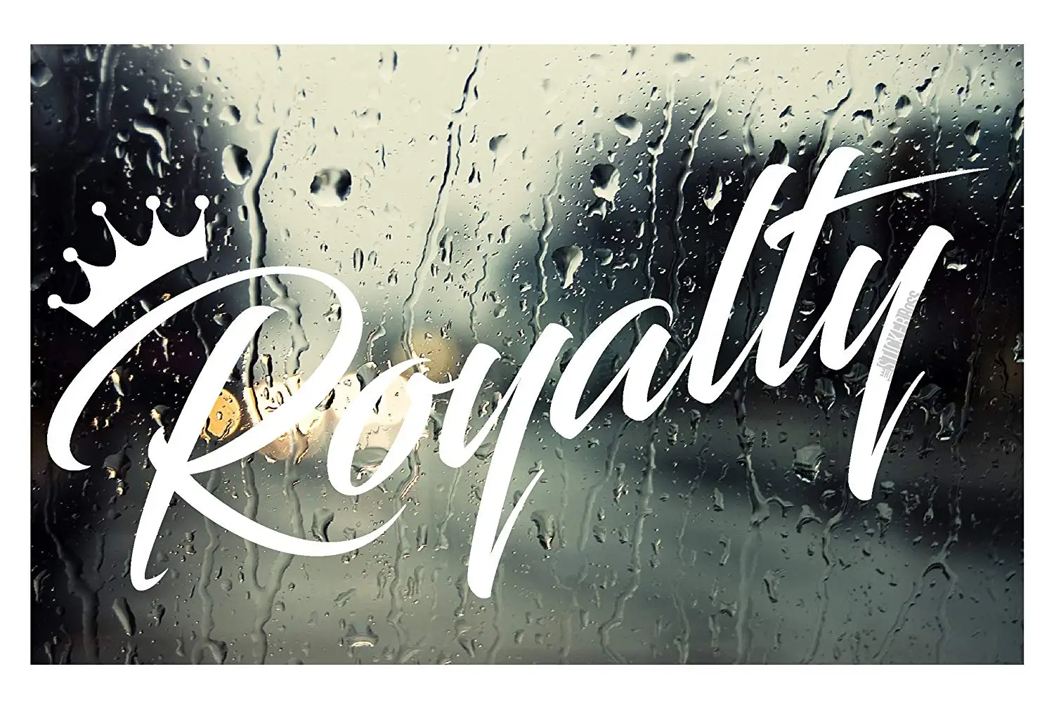 

Royalty DECAL - 8" car window Sticker for JDM KDM slammed race drift stance ect - unique look - will not fade -