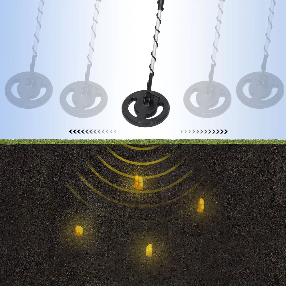 Обновлено под наземный металлоискатель MD-4040 Регулируемый детектор золота охотники за сокровищами трек искатель металлоискатель