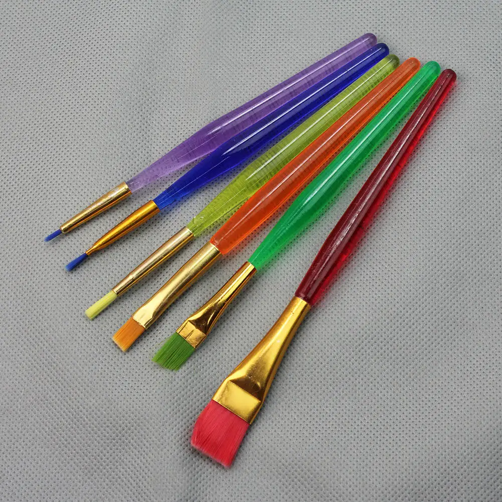 

2017 6pcs/Set Cake Icing Decorating Painting Brushes Fondant Dusting Cupcake Sugarcraft DIY Decoration Pastry Cooking Tool