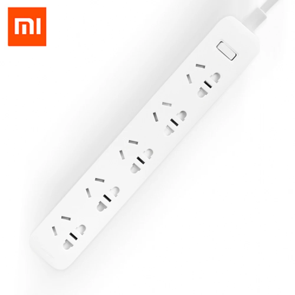 

Xiaomi Mi 5 Power Sockets Power Strip Plug Electrical Power Adapter Independent Safety Door with Nonslip Mat