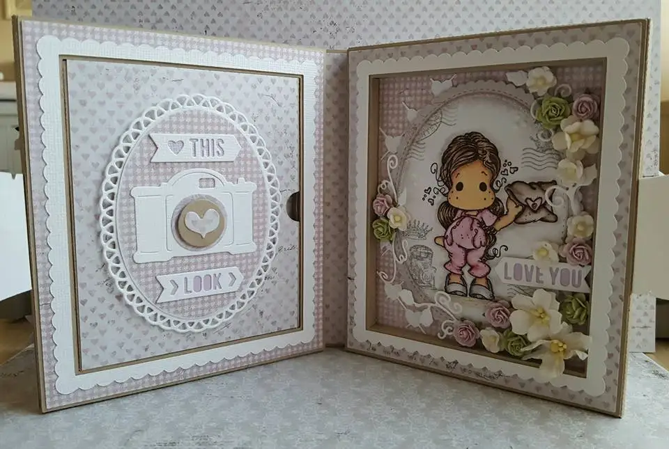 Kljuyp 3d Frame For Inside A Card Metal Cutting Dies Scrapbook