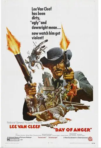 

DAY OF ANGER spaghetti western MOVIE SILK POSTER Decorative painting 24x36inch