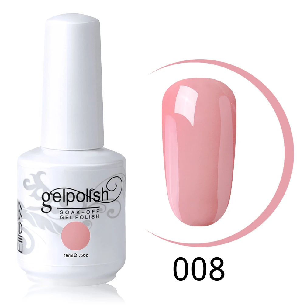 Elite99 15ml Soak Off Nail Gel Polish Semi Permanent Nail Art Manicure Gel Varnish Top Base Coat Needed Lacquer Gel For Nail