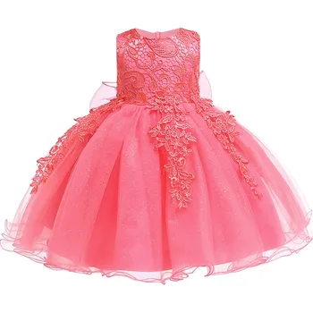 

Infant Baby Girl Dress Lace Flower Baptism Dresses for Girls 1st Year Birthday Party Wedding Baby Cothing
