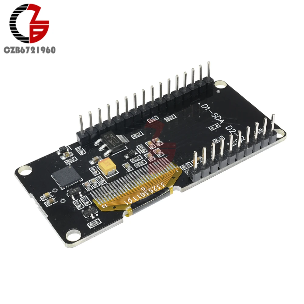 Беспроводная макетная плата Wemos ESP8266 0 96 дюйма OLED дисплей флешка ESP12F CP2102 Micro USB для