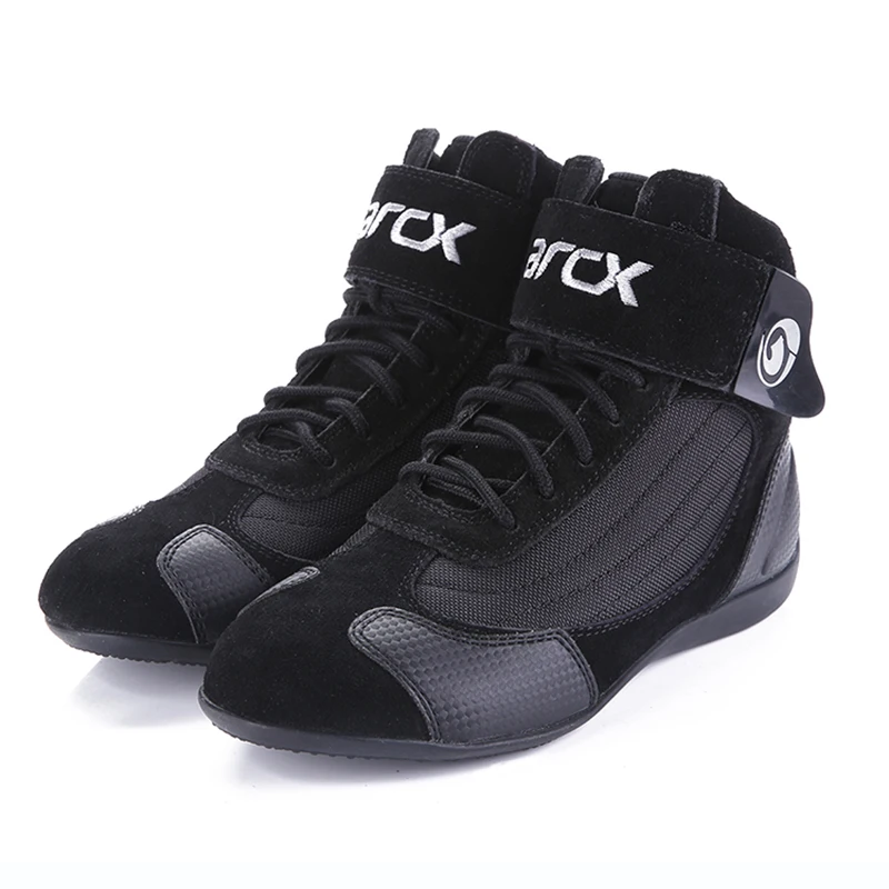 ARCX botas de motocicleta Moto botas de montar genuino cuero de vaca motociclista Chopper Cruiser Touring zapatos de tobillo zapatos de motocicleta