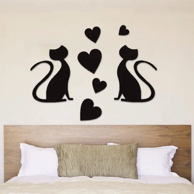 3d wallpaper cermin dinding stiker lucu kucing rumah mural 3d wallpaper cermin dinding stiker lucu kucing rumah mural