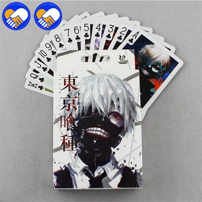 Новинка 54 шт. Аниме Tokyo Ghoul Conan Natsume Gintama коллекция игральные карты косплей игра