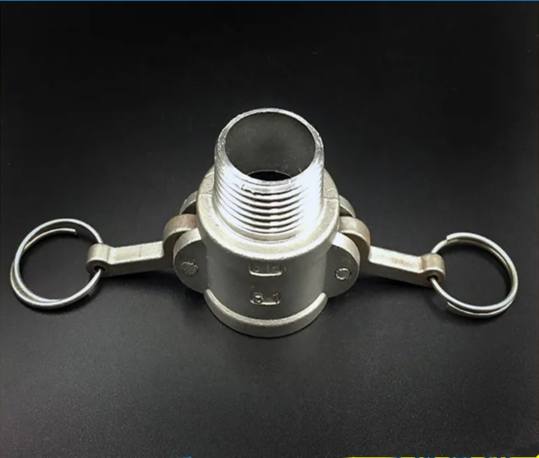 

Quick connect hose Tail Barb 304 Stianless Steel Type B Socket Camlock Fitting Cam and Groove Coupler external thread joint