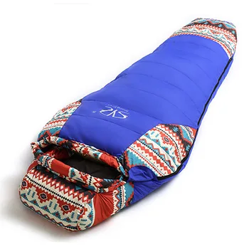

Mummy Down Sleeping Bag Winter Camping Travel Sleeping Bag Outdoor Adult Single Sleeping Bag