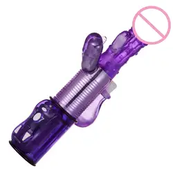 Вибратор G-Spot Дилдо кролик взрослый секс-игрушка водостойкий клитор фаллоимитатор со стимулятором женский массажер влагалища для женщины