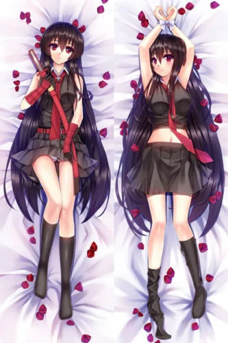 

Free Shipping New Japanese Anime hugging pillow case (Peach Skin Night Raid Akame Ga Kill!