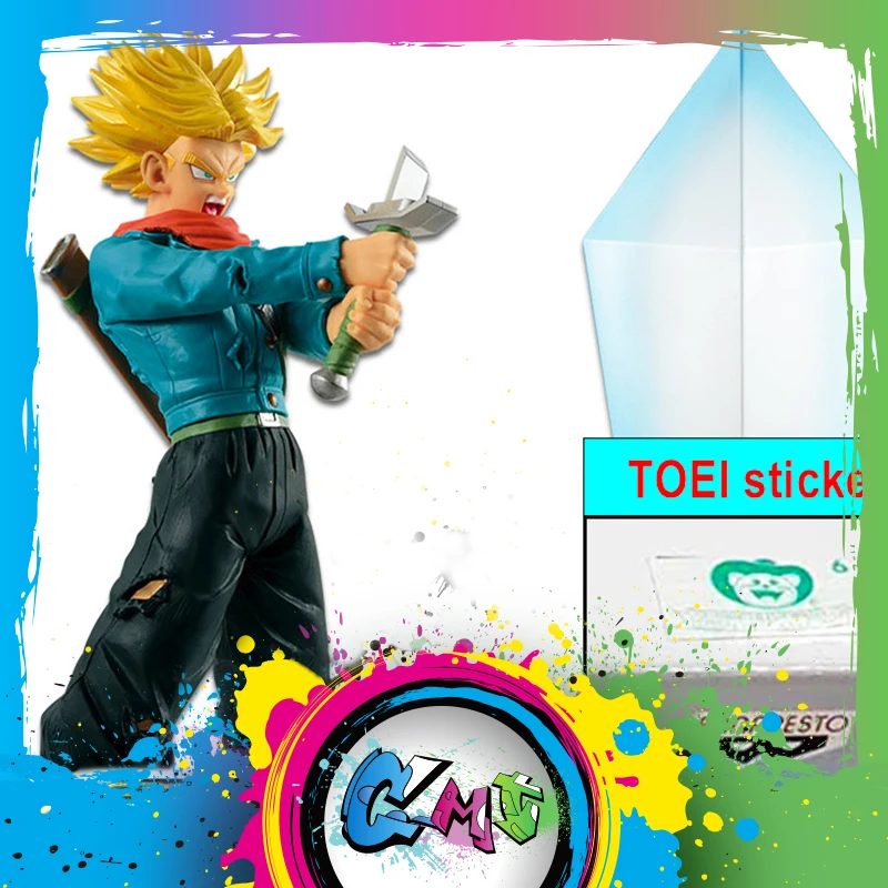 

CMT Original BANPERSTO Dragon Ball Z DBZ Super Saiyan SSJ Trunks Final Hope Slash Anime Dolls PVC Toys Figure with TOEI sticker