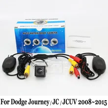 Беспроводной автомобиля Камера для Dodge Journey/JC JCUV 2008 ~ 2016/HD широкоугольный объектив CCD Ночное видение сзади вида Обратный Парковка Камера