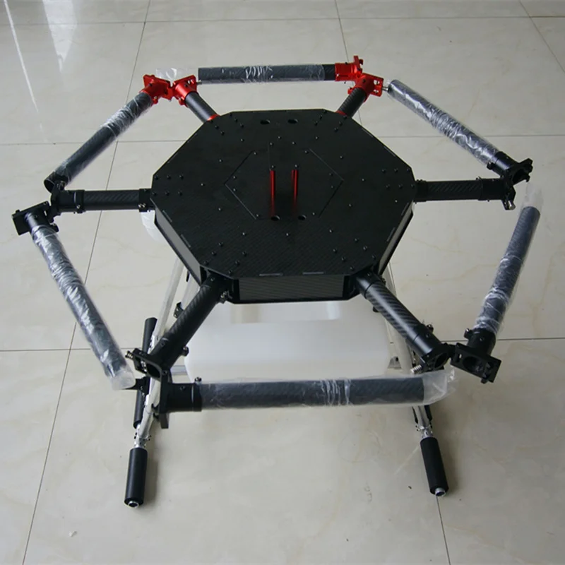 6 Axis 15KG 15L Agricultural Spraying unmanned RC drone empty carbon fiber frame Mist Agriculture Machine UAV frame