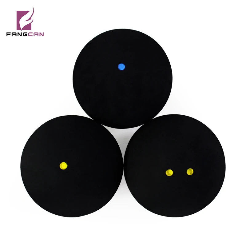 FANGCAN 3PC/TUBE Professional Yellow Dot Blue Dot Squash Ball 