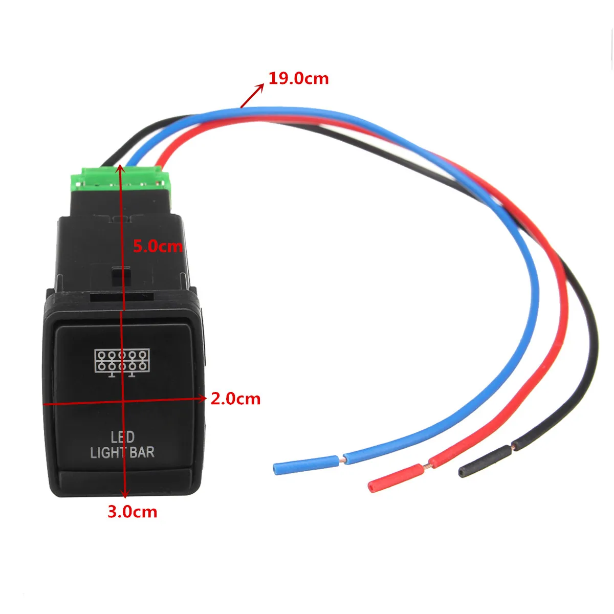 Car Truck Interior Switches Controls Push Switch Led